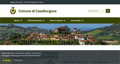 Desktop Screenshot of comune.casalborgone.to.it